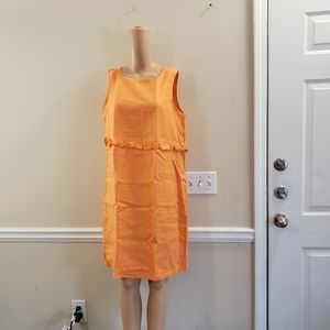 Haha Anderson linen midi dress